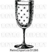 Vector Clip Art of Retro Glass Goblet 1 by Prawny Vintage