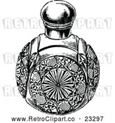 Vector Clip Art of Retro Glass Perfume Bottle by Prawny Vintage