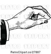 Vector Clip Art of Retro Hand by Prawny Vintage