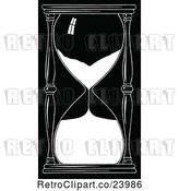 Vector Clip Art of Retro Hourglass Timer by Prawny Vintage
