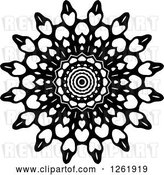 Vector Clip Art of Retro Lace Circle Design by Vector Tradition SM