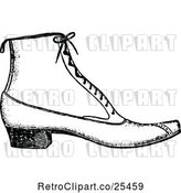 Vector Clip Art of Retro Ladies Shoe by Prawny Vintage