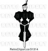 Vector Clip Art of Retro Lady Riding a Bicycle 3 by Prawny Vintage