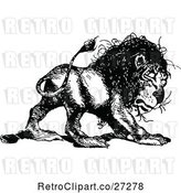 Vector Clip Art of Retro Lion by Prawny Vintage