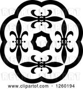 Vector Clip Art of Retro Medieval Lace Circle Design by Vector Tradition SM