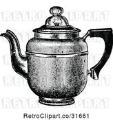 Vector Clip Art of Retro Metal Coffee Pot 1 by Prawny Vintage
