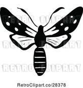 Vector Clip Art of Retro Moth by Prawny Vintage