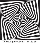 Vector Clip Art of Retro Optical Illusion Tunne Vortex Background by KJ Pargeter