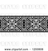 Vector Clip Art of Retro Ornate Arabian Border by Vector Tradition SM