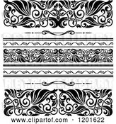 Vector Clip Art of Retro Ornate Border Designs by Vector Tradition SM