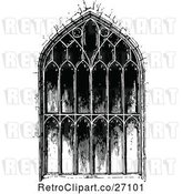 Vector Clip Art of Retro Ornate Church Window 2 by Prawny Vintage