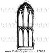 Vector Clip Art of Retro Ornate Church Window 3 by Prawny Vintage