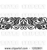 Vector Clip Art of Retro Ornate Floral Border Design 3 by Vector Tradition SM