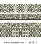 Vector Clip Art of Retro Ornate Floral Borders by Vector Tradition SM