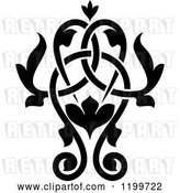 Vector Clip Art of Retro Ornate Floral Victorian Design Element 13 by Vector Tradition SM