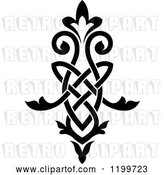 Vector Clip Art of Retro Ornate Floral Victorian Design Element 14 by Vector Tradition SM