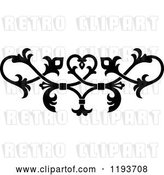 Vector Clip Art of Retro Ornate Floral Victorian Design Element 7 by Vector Tradition SM