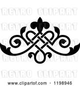 Vector Clip Art of Retro Ornate Floral Victorian Design Element 9 by Vector Tradition SM