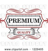Vector Clip Art of Retro Premium Quality Guarantee Label 3 by Vector Tradition SM