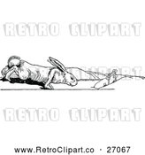 Vector Clip Art of Retro Rabbit by Prawny Vintage