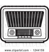 Vector Clip Art of Retro Radio by Lal Perera