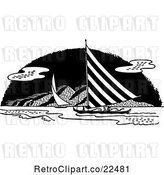 Vector Clip Art of Retro Sail Boats by BestVector