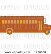 Vector Clip Art of Retro School Bus by Patrimonio