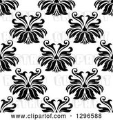 Vector Clip Art of Retro Seamless Floral Background Pattern by Vector Tradition SM