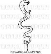Vector Clip Art of Retro Serpent by Prawny Vintage