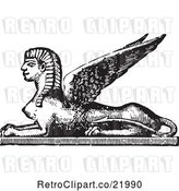 Vector Clip Art of Retro Styled Egyptian Sphinx by BestVector