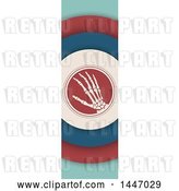 Vector Clip Art of Retro Styled Vertical Hand Banner by Vector Tradition SM