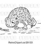 Vector Clip Art of Retro Toad and Slug by Prawny Vintage