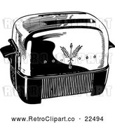 Vector Clip Art of Retro Toaster by BestVector
