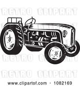 Vector Clip Art of Retro Tractor by Patrimonio