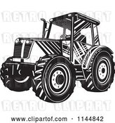 Vector Clip Art of Retro Tractor by Patrimonio