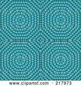 Vector Clip Art of Retro Turquoise Burst Pattern Background by KJ Pargeter