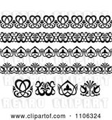 Vector Clip Art of Retro Victorian Floral Borders and Design Elements 1 by Vector Tradition SM