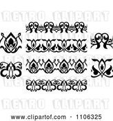 Vector Clip Art of Retro Victorian Floral Borders and Design Elements 2 by Vector Tradition SM