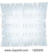 Vector Clip Art of Retro White Paper with Torn Edges by Cidepix