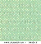 Vector Clip Art of Retro Yellow and Green Polka Dot Background by KJ Pargeter