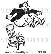 Vector Clip Art of Shock Chair by Picsburg