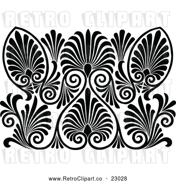 Vector Clip Art of a Retro Pattern