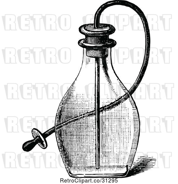 Vector Clip Art of Bottle and Pump