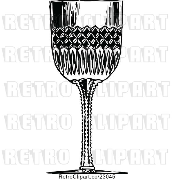 Vector Clip Art of Glass Goblet