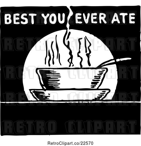 Vector Clip Art of Retro Best You Ever Ate Sign