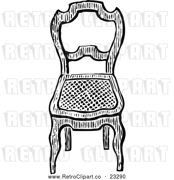Vector Clip Art of Retro Chair