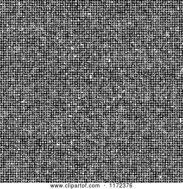 Vector Clip Art of Retro Grayscale Polka Dot Background