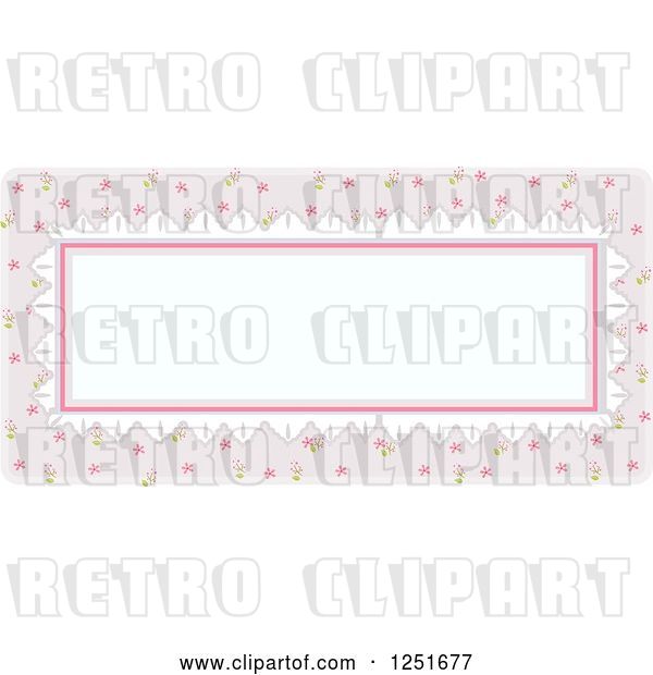 Vector Clip Art of Retro Shappy Chick Oval Rectangular Frame