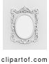 Clip Art of Retro 3d Ornate Wall Frame by Mopic