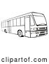 Clip Art of Retro City Bus - 4 by Patrimonio